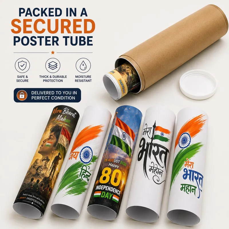 80th Independence Day 2026 Poster Combo – A3, Pack of 5 – image 2